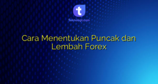Cara Menentukan Puncak dan Lembah Forex