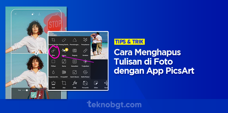 Cara Menghapus Tulisan di Foto dengan PicsArt