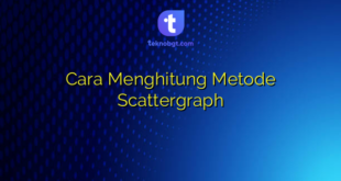 Cara Menghitung Metode Scattergraph