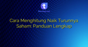 Cara Menghitung Naik Turunnya Saham: Panduan Lengkap