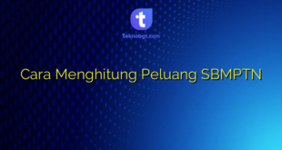 Cara Menghitung Peluang SBMPTN