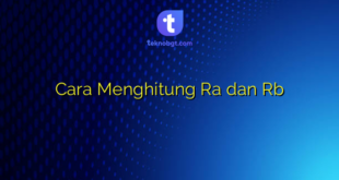 Cara Menghitung Ra dan Rb