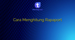 Cara Menghitung Rapaport