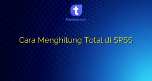 Cara Menghitung Total di SPSS