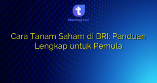 Cara Tanam Saham di BRI: Panduan Lengkap untuk Pemula