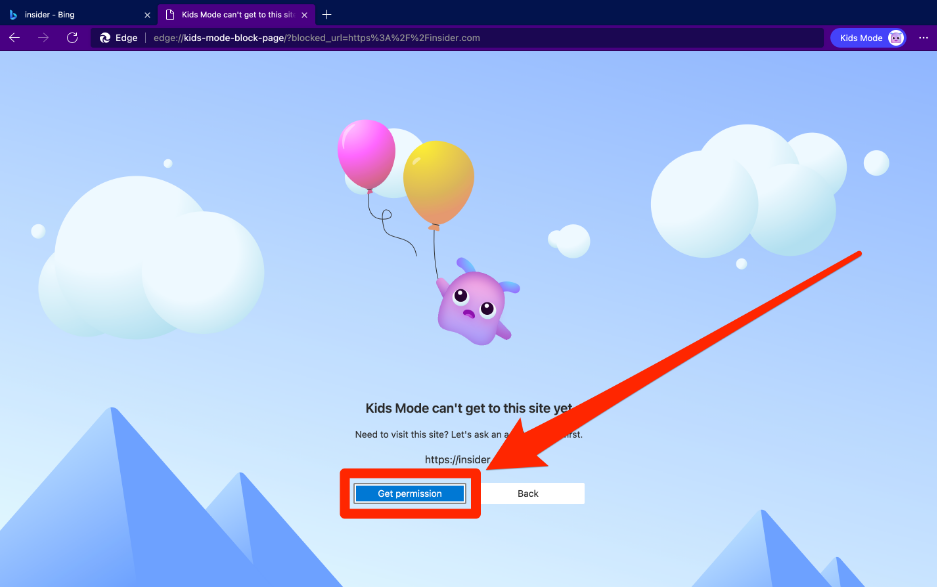 Cara menambahkan situs web ke filter Kids Mode