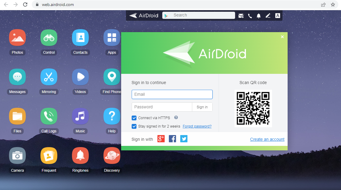 Fitur Andalan Airdroid Web