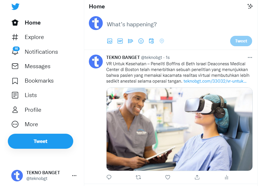 Fitur Reply Tweet dan Retweet di Twitter Web
