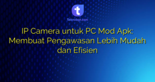 IP Camera untuk PC Mod Apk: Membuat Pengawasan Lebih Mudah dan Efisien