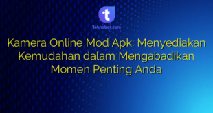 Kamera Online Mod Apk: Menyediakan Kemudahan dalam Mengabadikan Momen Penting Anda