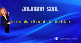 Kedudukan Ibadah dalam Islam