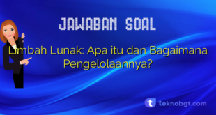 Limbah Lunak: Apa itu dan Bagaimana Pengelolaannya?