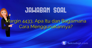 Margin 4433, Apa Itu dan Bagaimana Cara Menggunakannya?