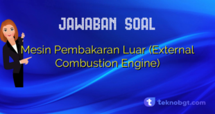 Mesin Pembakaran Luar (External Combustion Engine)