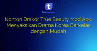 Nonton Drakor True Beauty Mod Apk: Menyaksikan Drama Korea Berkelas dengan Mudah