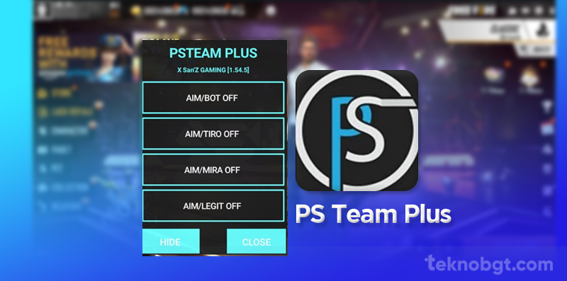 PS Team Plus FF MOd apk