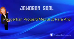 Pengertian Properti Menurut Para Ahli
