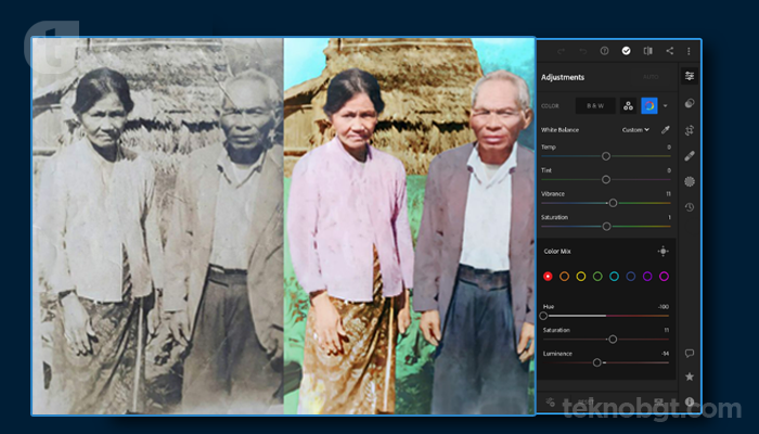 Perbaiki Foto Lama yang Rusak Jadi Bagus Kembali Adobe Lightroom