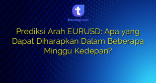 Prediksi Arah EURUSD: Apa yang Dapat Diharapkan Dalam Beberapa Minggu Kedepan?