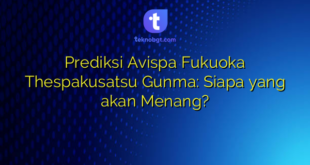 Prediksi Avispa Fukuoka Thespakusatsu Gunma: Siapa yang akan Menang?