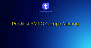 Prediksi BMKG Gempa Malang