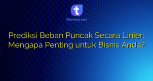 Prediksi Beban Puncak Secara Linier: Mengapa Penting untuk Bisnis Anda?