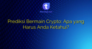 Prediksi Bermain Crypto: Apa yang Harus Anda Ketahui?