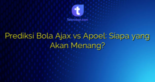 Prediksi Bola Ajax vs Apoel: Siapa yang Akan Menang?