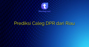 Prediksi Caleg DPR dari Riau