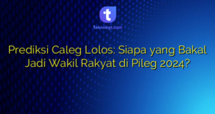 Prediksi Caleg Lolos: Siapa yang Bakal Jadi Wakil Rakyat di Pileg 2024?