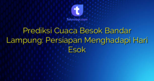 Prediksi Cuaca Besok Bandar Lampung: Persiapan Menghadapi Hari Esok