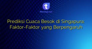 Prediksi Cuaca Besok di Singapura: Faktor-Faktor yang Berpengaruh
