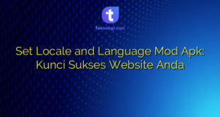 Set Locale and Language Mod Apk: Kunci Sukses Website Anda