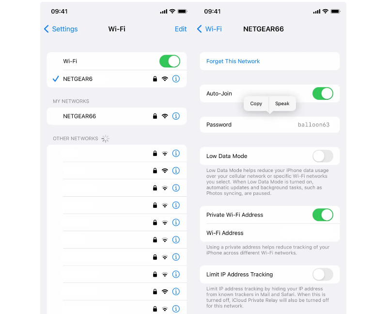 Share password wifi di iPhone yang sudah menggunakan iOS 16