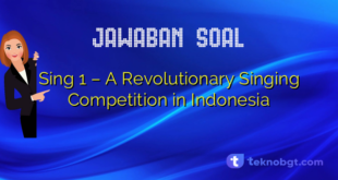 Sing 1 – A Revolutionary Singing Competition in Indonesia