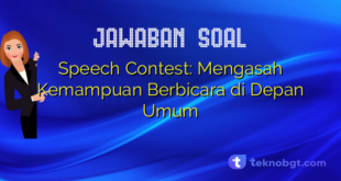 Speech Contest: Mengasah Kemampuan Berbicara di Depan Umum