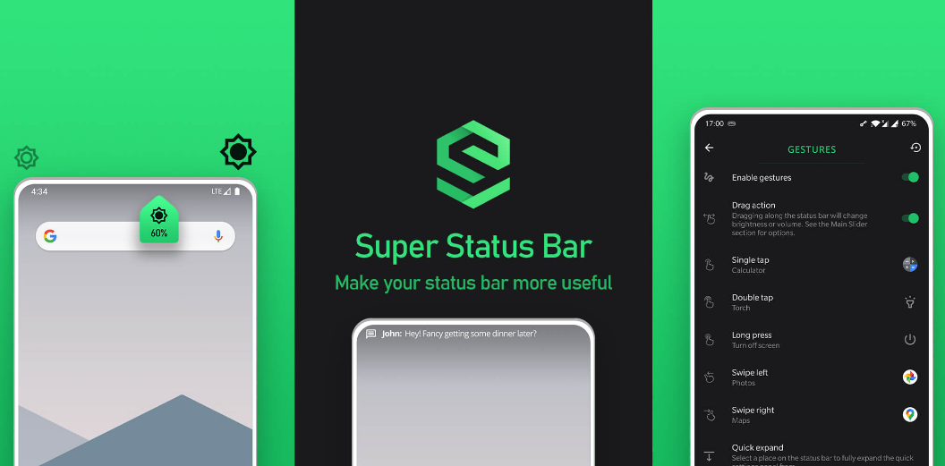 Super_Status_Bar Fitur Unggulan