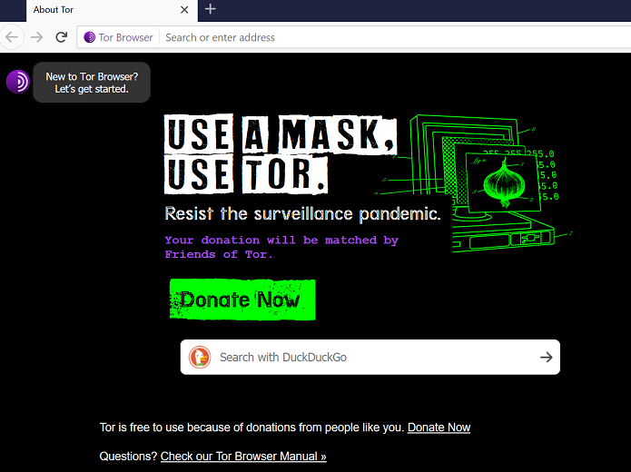 TOR Browser untuk akses dark_web