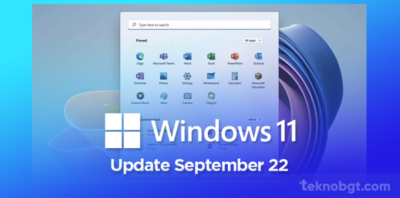 Update Windows 11 September 2022
