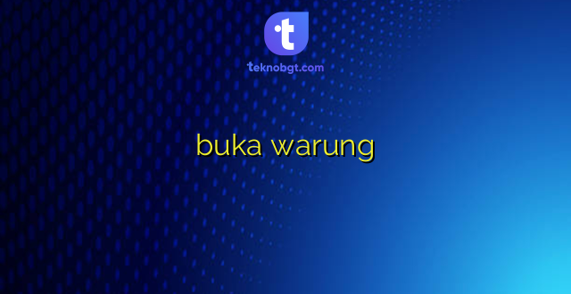 buka warung