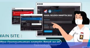 cara lihat pengumuman snmptn 2022