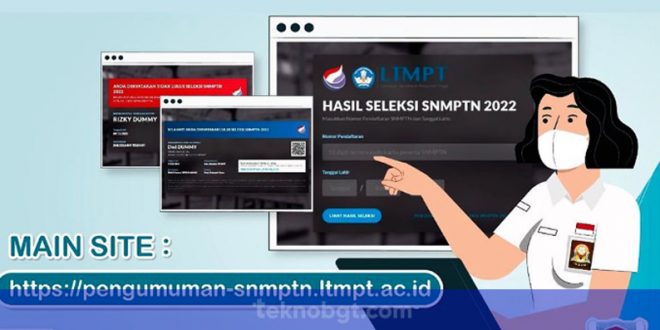 cara lihat pengumuman snmptn 2022
