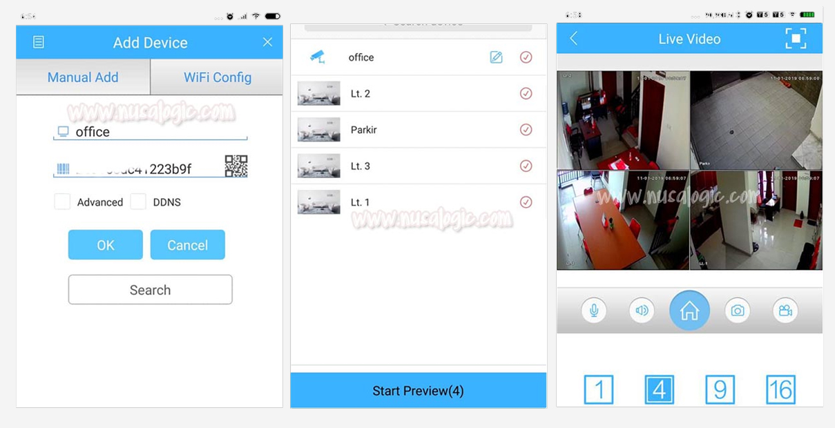 cara setting aplikasi xmeye cctv