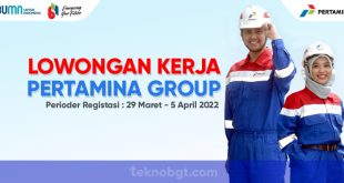 daftar lowongan kerja terbaru pertamina 2022