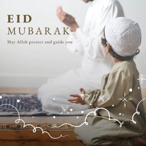 eid mubarak kids pray