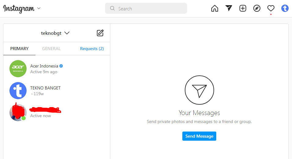 fitur instagram web