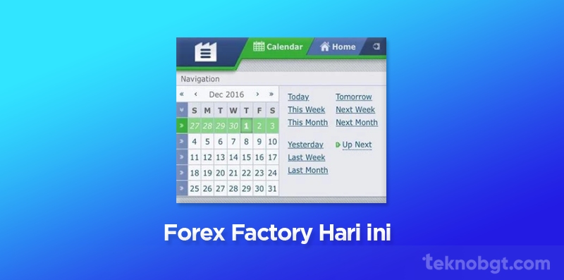 forex factory hari ini