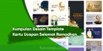 kompulan template desain kartu ucapan selamat ramadhan 2022