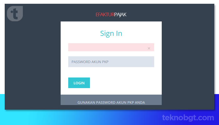 mengatasi Web E-faktur Error