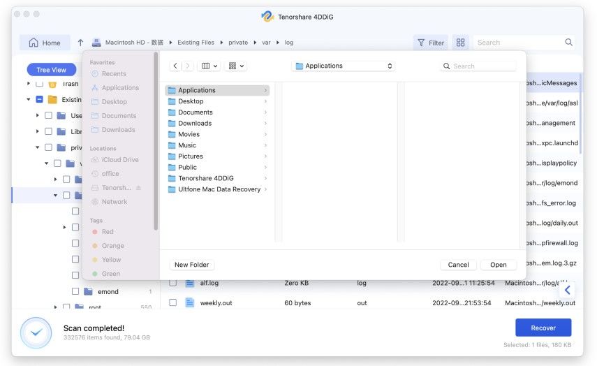 retrieve deleted files on Mac with+4DDiG